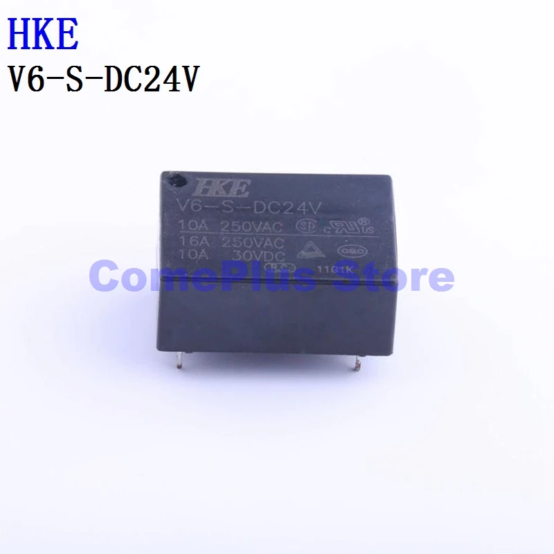 5PCS V6-S-DC5V V6-S-DC12V V6-S-DC24V HKE Power Relays