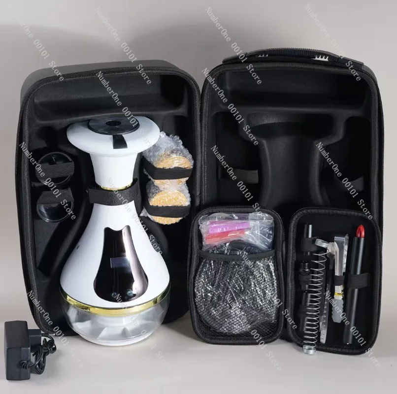 Narghilè elettronico caldo veloce ricaricabile con display a LED