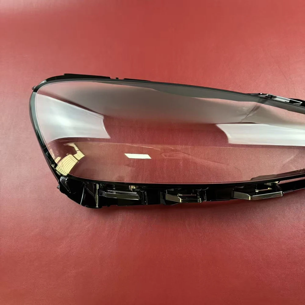 ل Xiaomi SU7 2024 سيارة كشافات غطاء شفاف عاكس الضوء قناع حالة المصباح قذيفة شبكي استبدال غطاء العدسة الأصلية