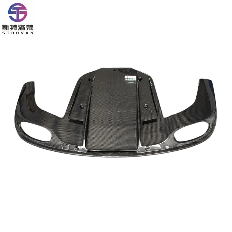 

STLF NewCarbon Fiber Rear Diffuser Lip SmallSurround Body Kit4.0 Displacement for12-14 Bentleys Continental GT UpgradeConditions