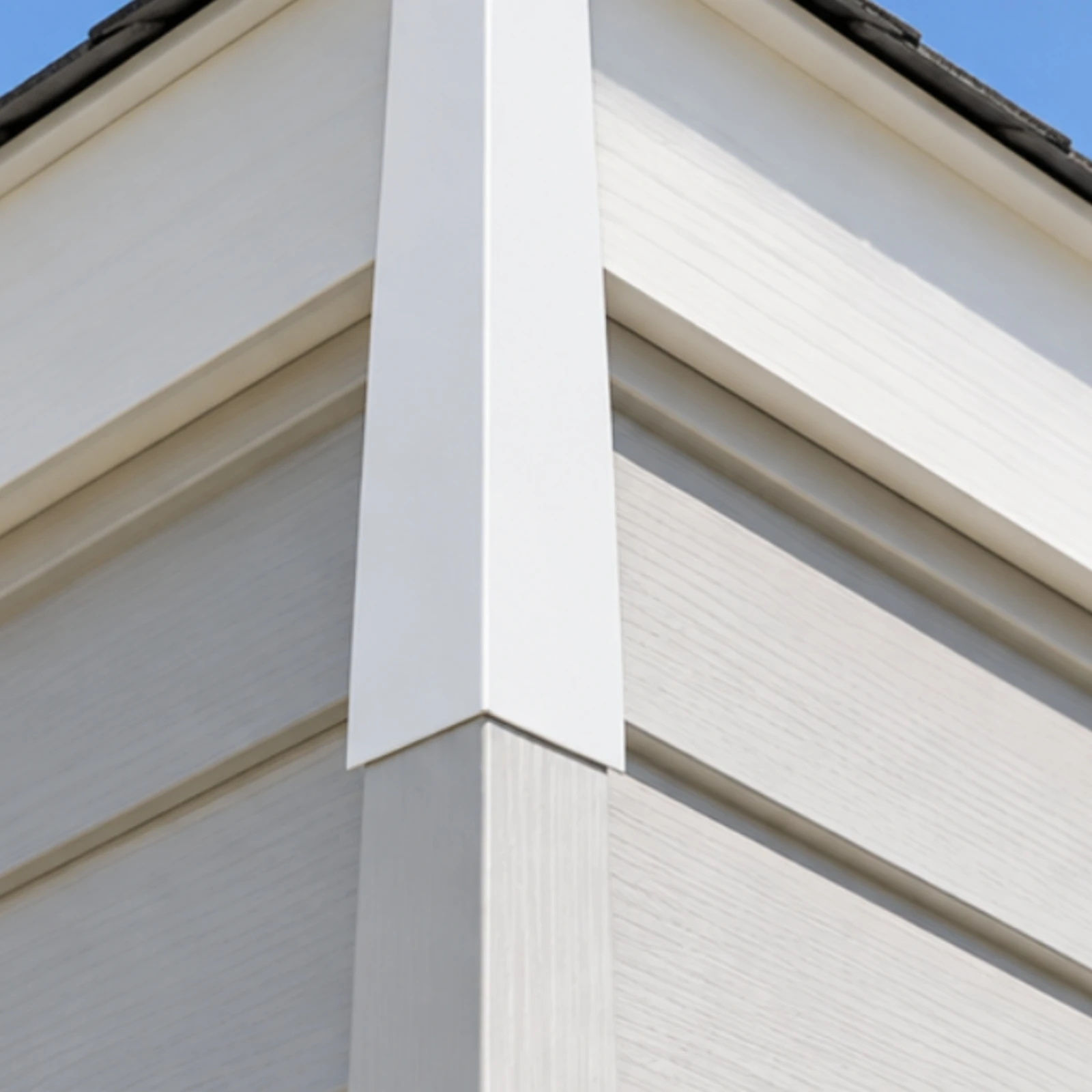 8 Pieces Aluminum Siding Corner Cover Long-Lasting Outside Siding Corner with Mounting Hardware White Smooth Finish