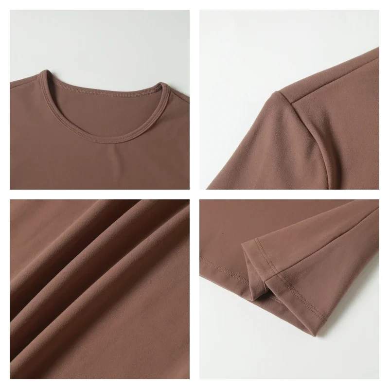 Женский комплект для йоги, комплект из 2 предметов, ультра-мягкий дышащий спортивный костюм с длинными рукавами, быстросохнущая спортивная одежда, спортивная одежда, плотный спортивный костюм для йоги, 2025