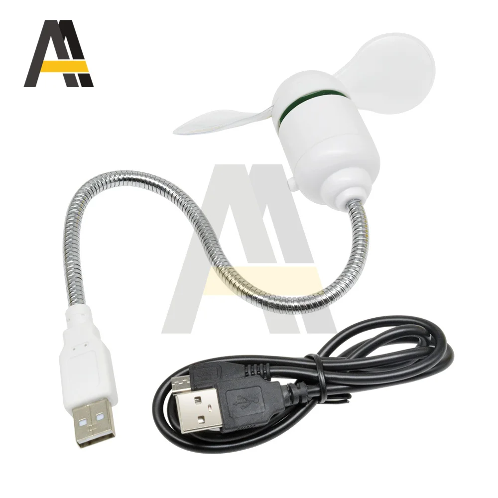 Mini USB Fan Flash Word Straight Plug LED DIY Word Fan Programming Computer Burning Fan red blue without clock function