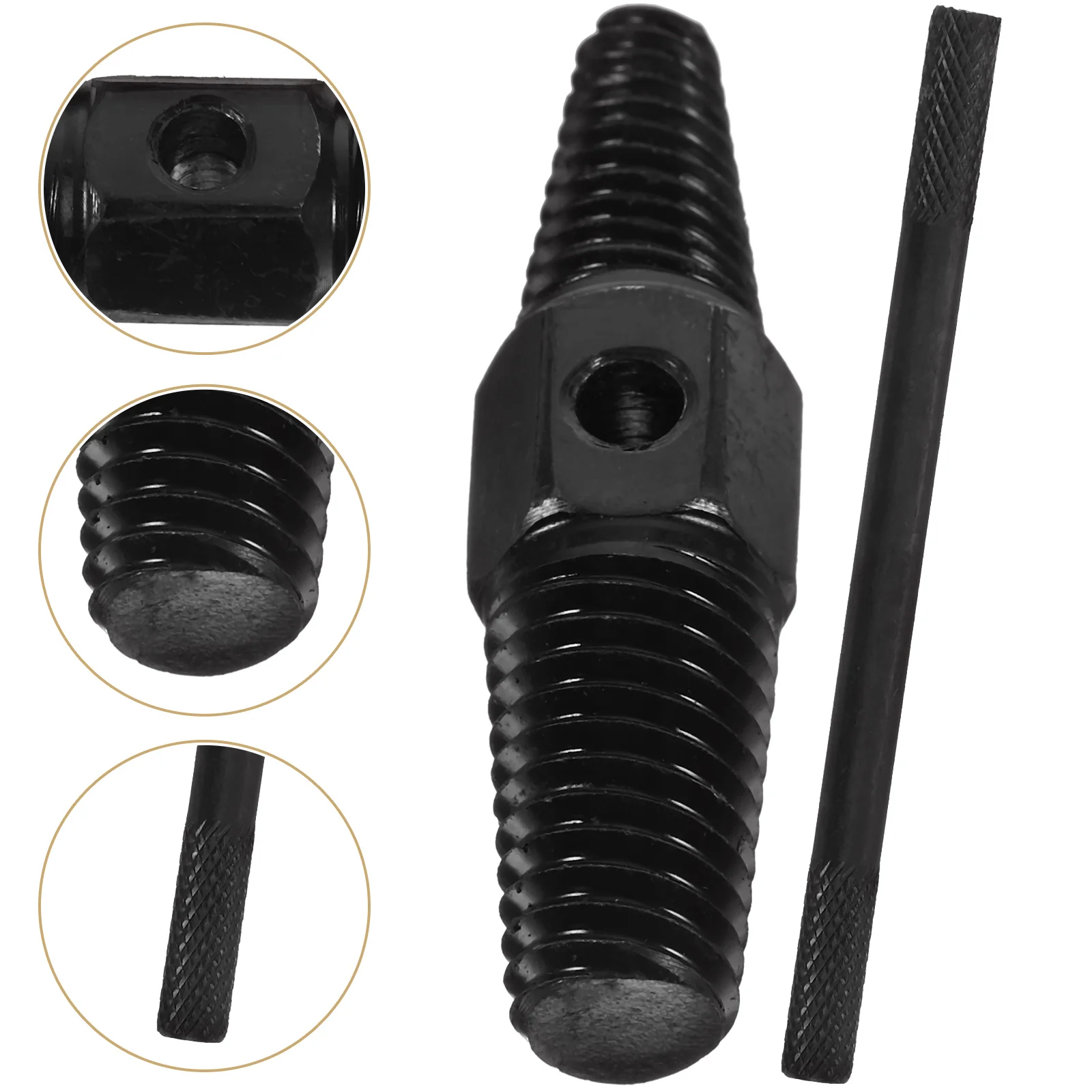

Double Head Drill Men's Man Bolts Broken Tap Remover Stripped Screw Extractor Bit