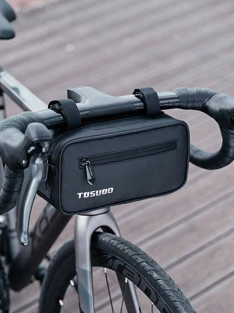 AliExpress TOSUOD Large Capacity Versatile Bike Frame Bag Durable Front Tube Saddle Storage for MTB Road E-Bike Gravel Cycling Accessories