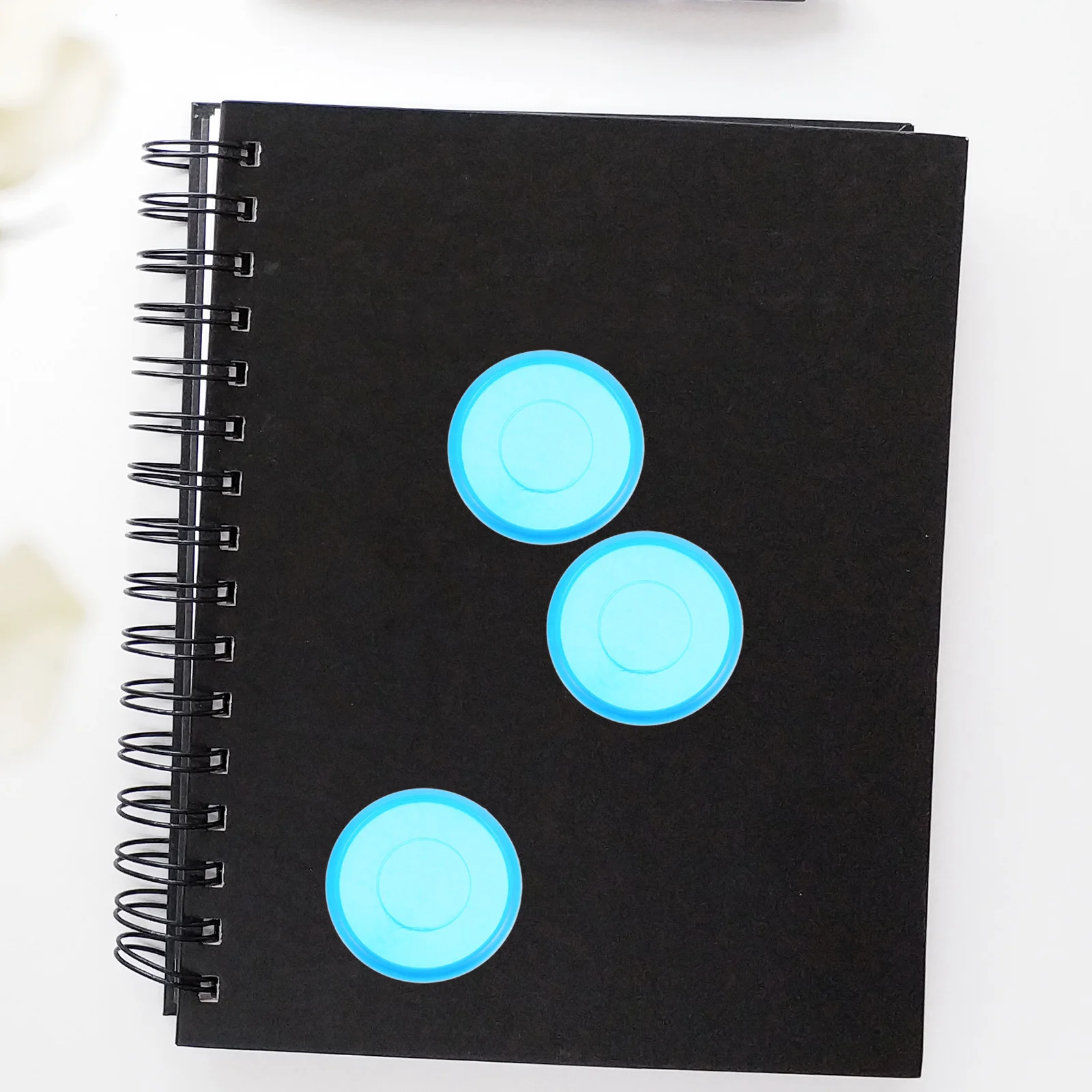 

44Pcs Plastic Book Binder Rings Flexible Round Disc Binding Discs for DIY Notepads Scrapbooks Planners Plastic Binding Disc
