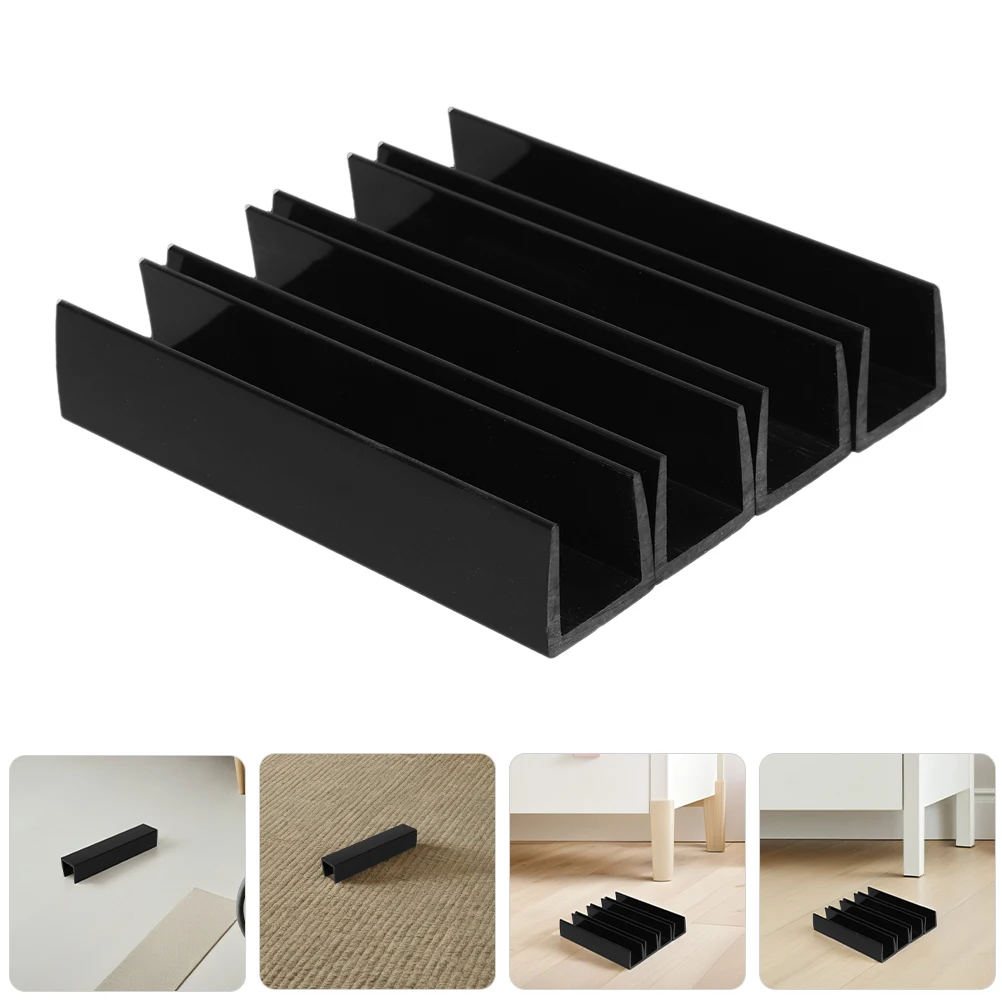 

6pcs U-Shaped Pet Barrier Fixing Slots Sturdy Doorway Fittings Reinforcement Hardware Baby Safety Gate Accessories Indoor Stair