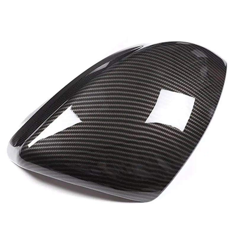 A13Z-For Land Rover Range Rover Evoque Velar For Jaguar F-Pace E-Pace 14-22 Car Rearview Mirror Cover Decoration Parts Piano Bla