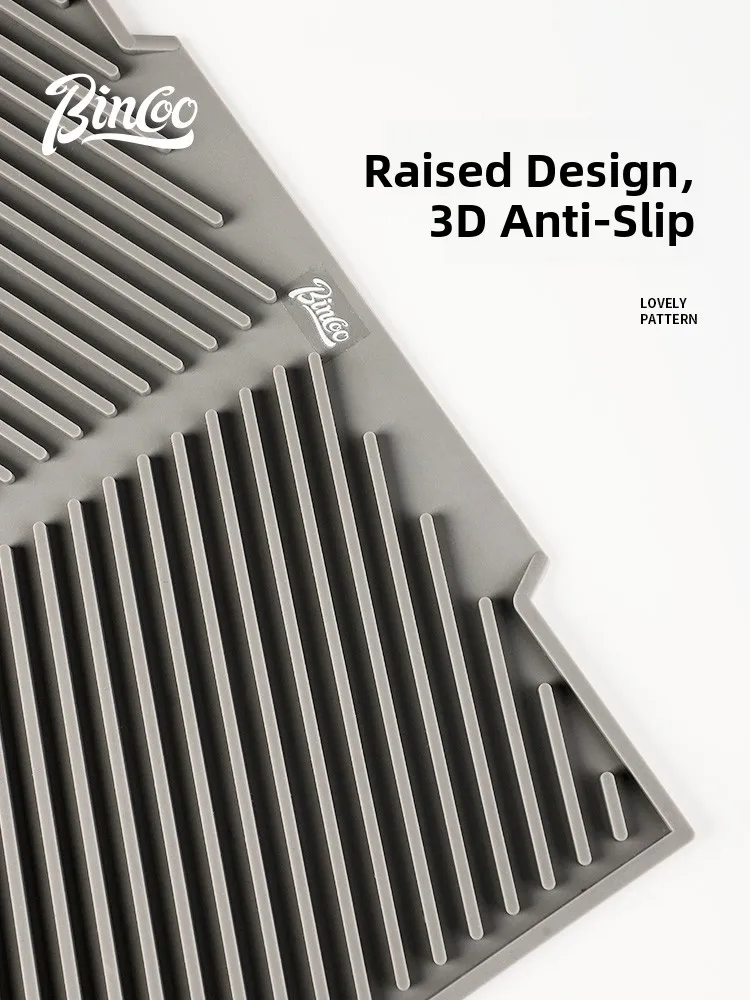 

Bincoo aron цветной коврик для кофе, барная стойка, коврик для кофе, дренажный коврик, уголок для кофе, коврик для чашки, кухонные аксессуары