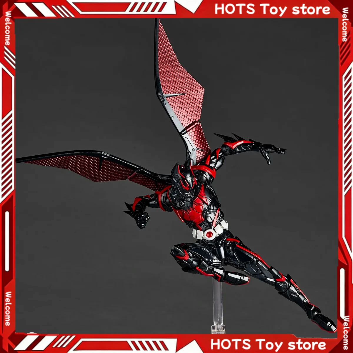 

Kaiyodo Revoltech Yamaguchi DC Batman Beyond The Future Anime Action Figure Collectible Model Toys KO Version With Bonus Parts