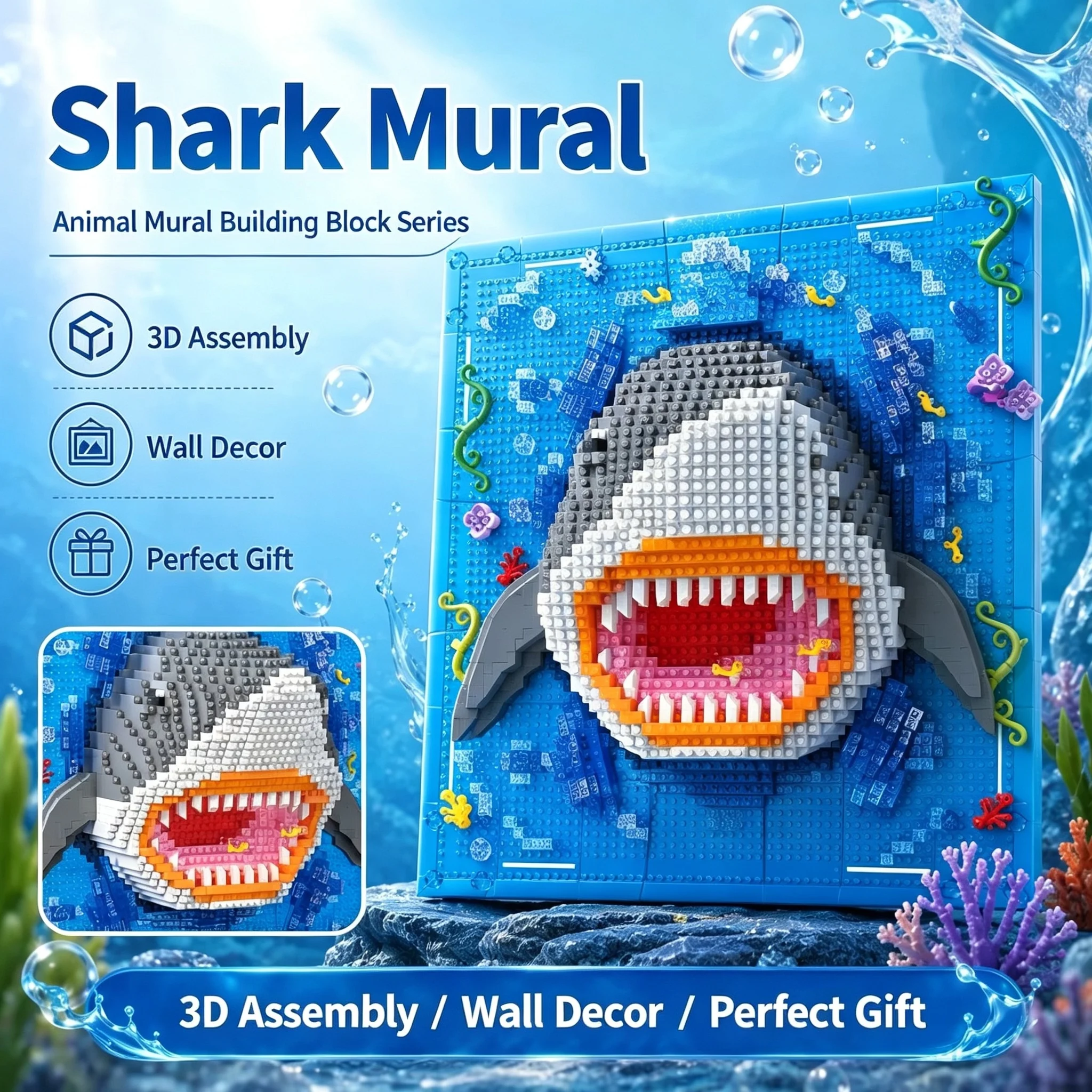 DIY Stereoscopic Painting Buil - Model Kit Lizard recension och pris