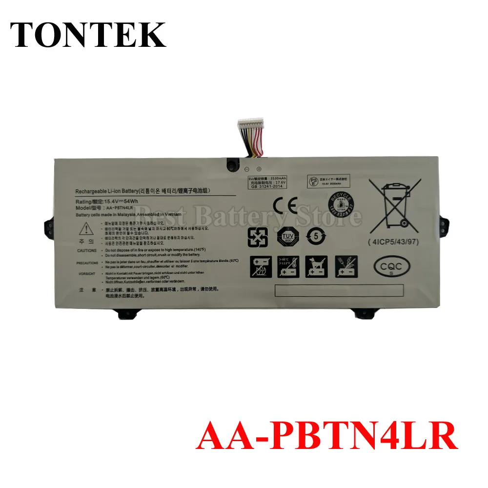 

AA-PBTN4LR BA43-00 Laptop Battery For Samsung NP940X5M-X02US NP940X3M-K01US NOTEBook 9 PRO 15 NP940X5N NT950QAA 54WH