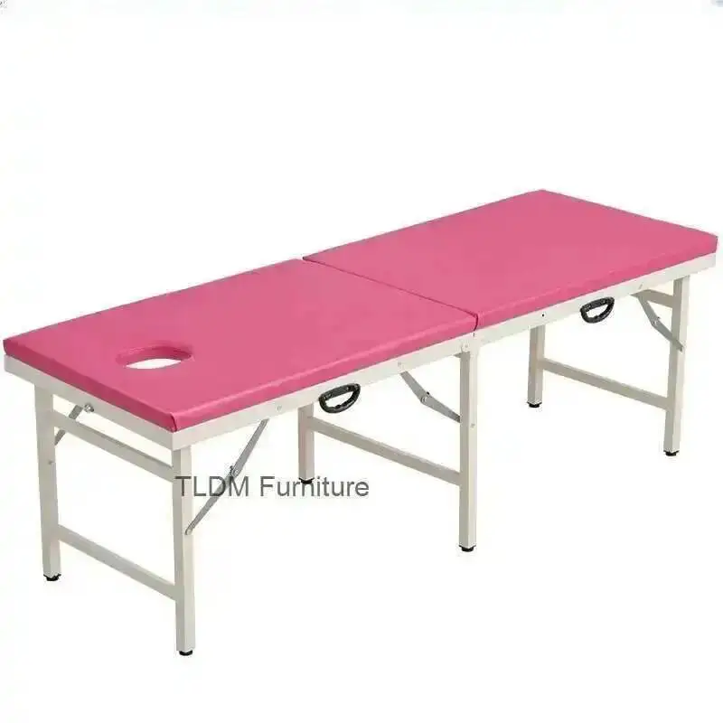 Portable Stretcher Bed Professional Spa Stretchers Table Pliante Beautician Lit De Massage Cama Massager Pliant YJT 0727