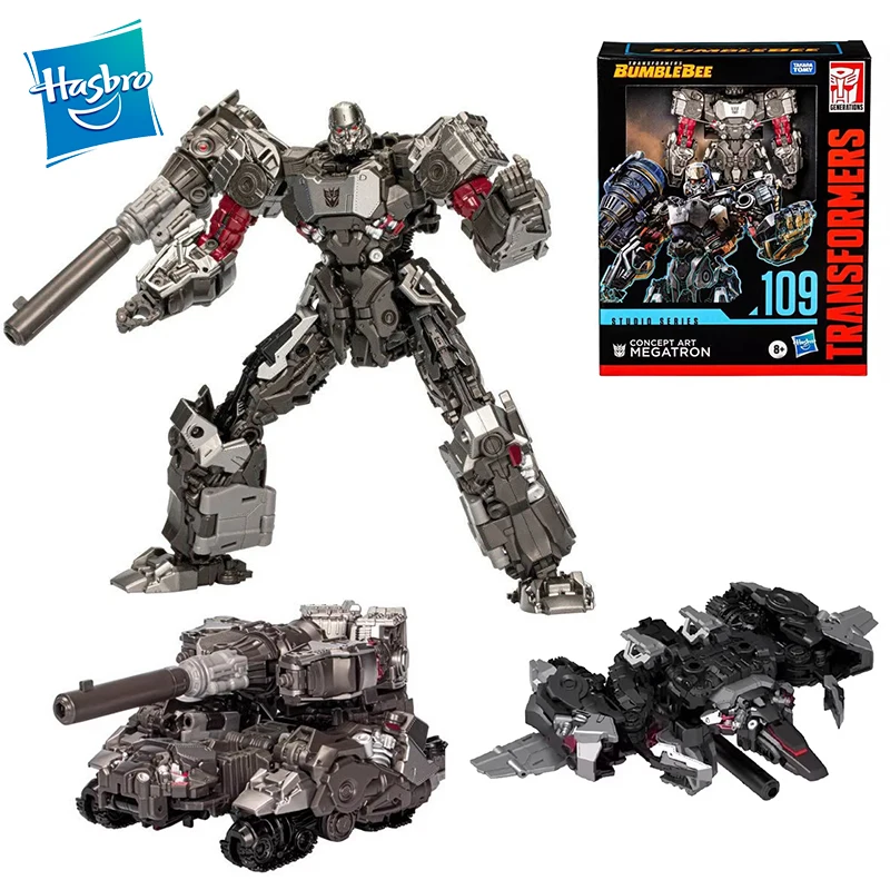 

Original In Stock 21cm Action Figure Transformers Bumblebee Studio Series SS109 Leader Triple Changers Megatron Model Toy