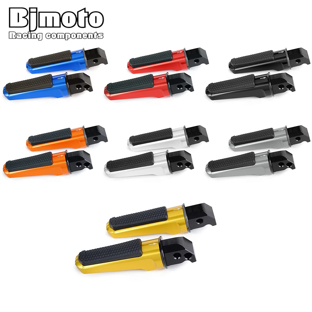 Rear Foot Pegs Passenger Pedals Footrest For HONDA CB600F HORNET CB1000R CBR600F CBR600RR CBR900RR CBR1000RR FIRE BLADE