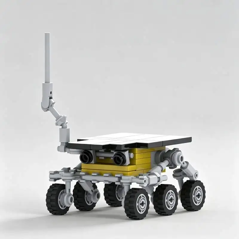 102Pcs MOC Space Exploration Vehicle Building Blocks Custom Puzzle DIY Assembly Creative Scientific Model Educational Gift