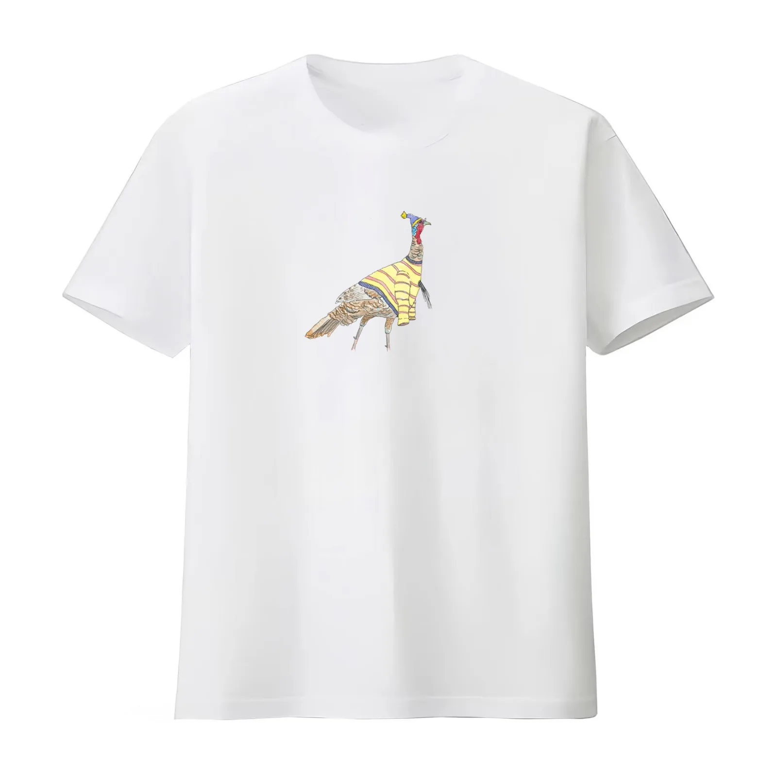 Cold Turkey T-Shirt Summer Casual Cotton Tee Oversized Streetwear Tops Vintage Graphic Print Loose Fit Short Sleeve