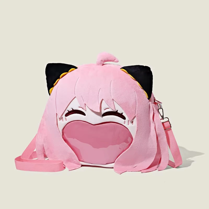 

Anime Kasane Teto Cartoon Personality Large Capacity Student Y2K Backpack Itabag Animation Peripheral Kawaii Girls Holiday Gift