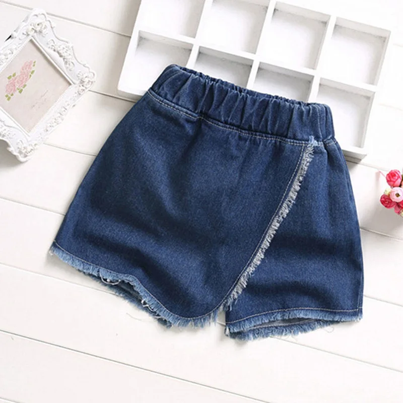 Summer Kids Shorts Girls Denim Shorts Fashion Girl Short Princess Jeans Children Pants Girls Shorts Flower Girls Clothing