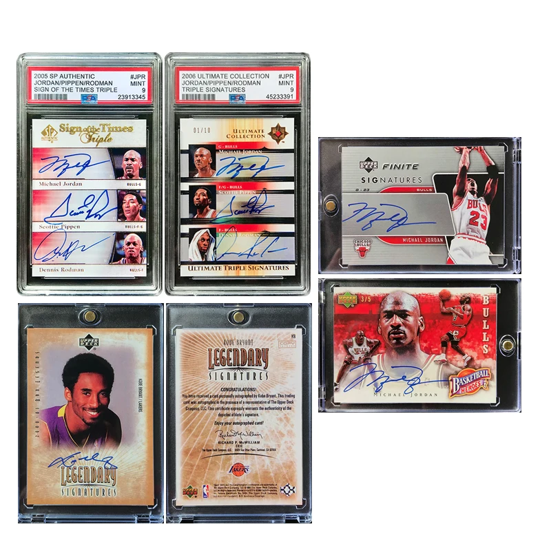 Panini DIY 1999UD NBA مايكل جوردان 2000-01UD كوبي براينت ليبرون جيمس بطاقة توقيع كرة السلة ستار بطاقة بطاقات التداول هدية #1