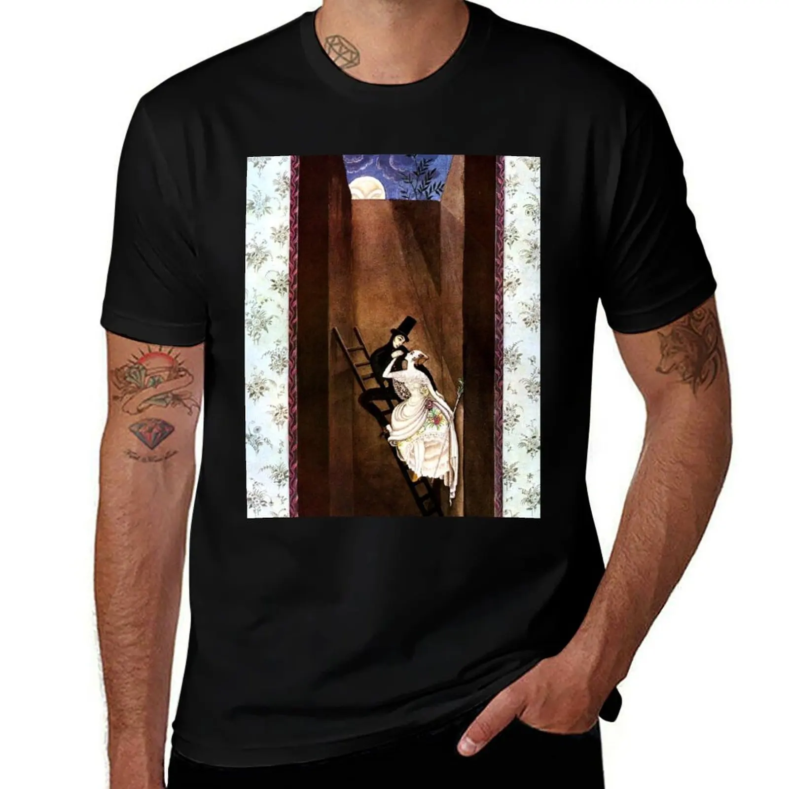 

The Shepherdess and the Chimney Sweep - Kay Nielsen T-Shirt T-shirts oversize hippie clothes essential t shirt men t shirts