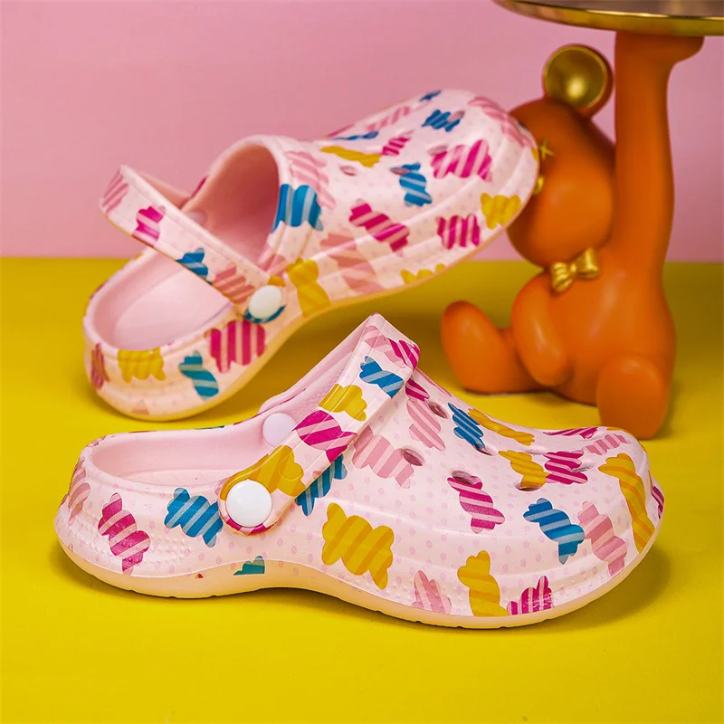 

Origin Girls Clogs Children Slippers Summer Comfortable Kids Casual Casual Shoes Fashion Beach Water Sandals Girls Slippers