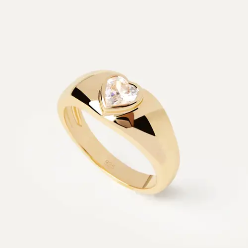 DPLAOPA 925 Sterling Silver Gold Thick Band Big CZ Zircon Size Ring Women Luxury Fine Jewelry 2023 Fine Jewelry Crystal - Image 6