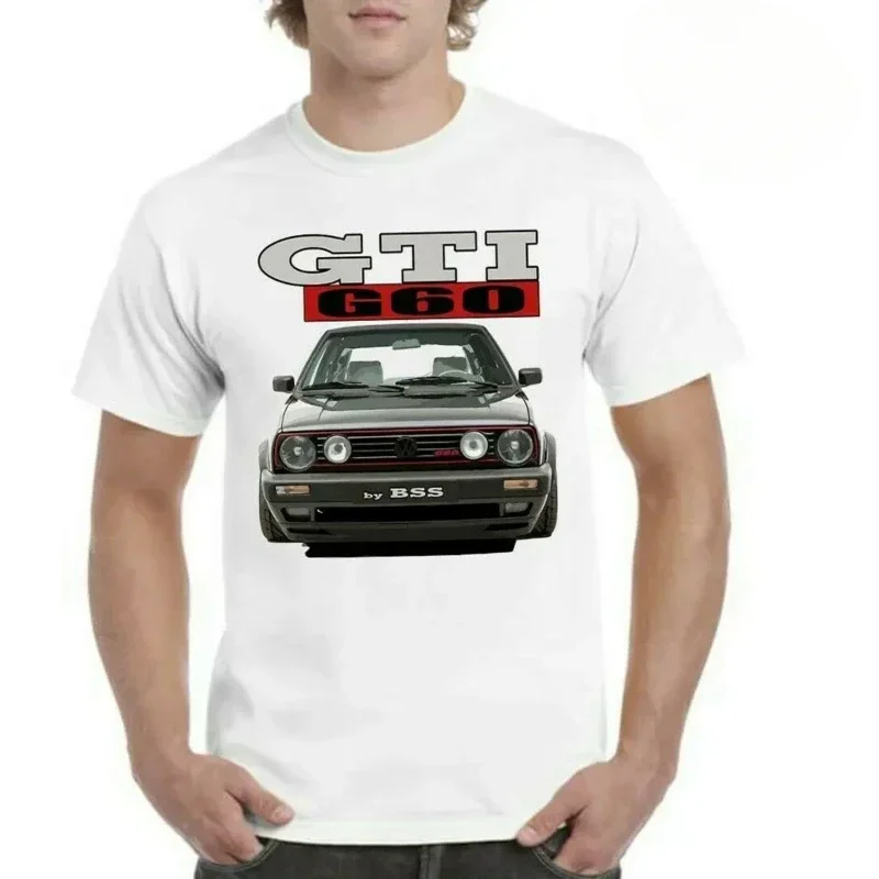 2024 g60 car legend t-shirt COTTON Round Neck printing t-shirt Cartoon manga clothes funny Short Sleeve man