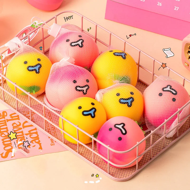 Jouets créatifs Super doux de Simulation de pêche, balles anti-Stress, jouet à presser sensoriel à rebond lent pour adultes et enfants