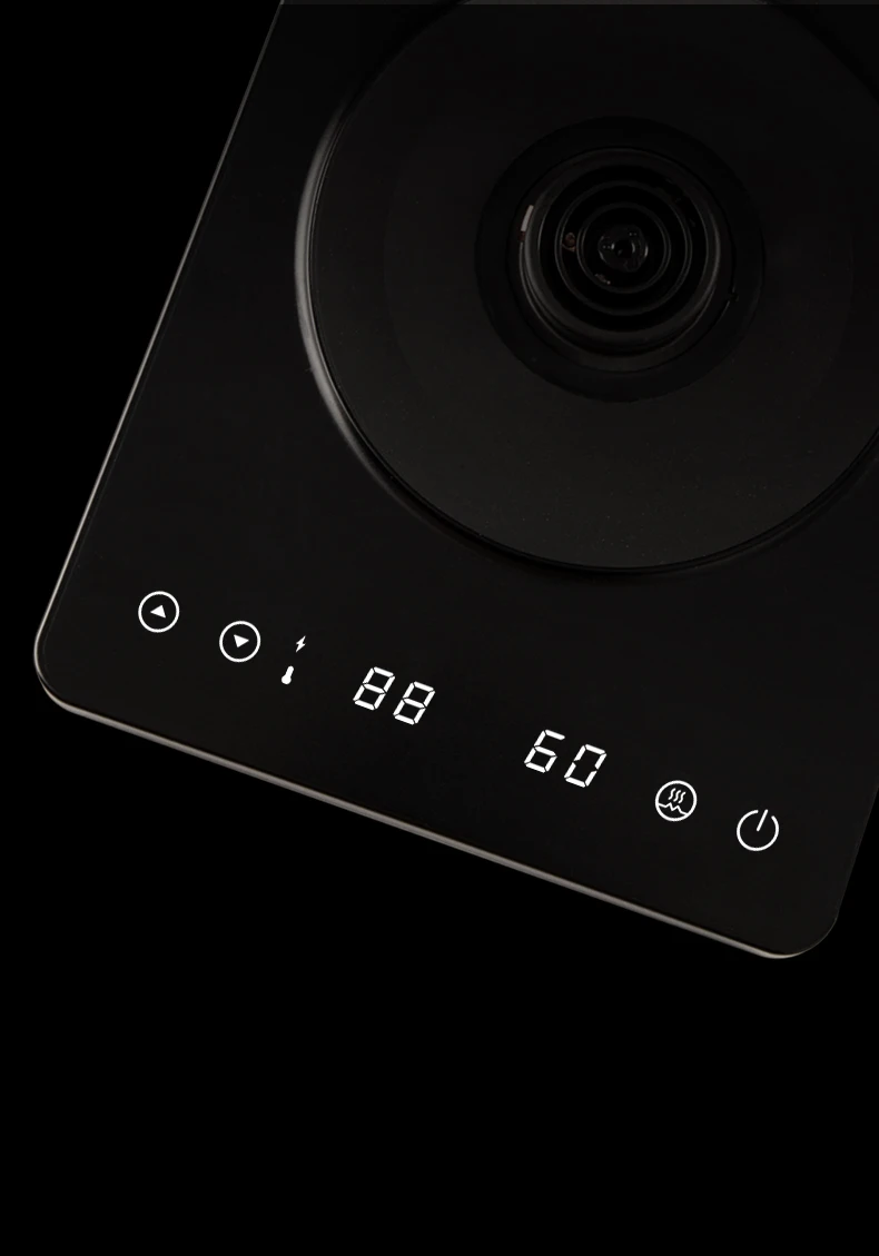 EU 600ml Stainless Steel Temperature Control Coffee Goose Neck Electric Kettle