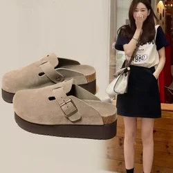2024 New Dress Mules Shoes Women Slippers Summer Beach Sandals Fashion  Walking Slides
