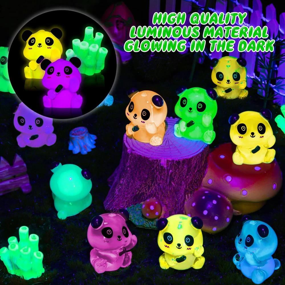 40Pcs Luminous Mini Resin Pand - Smart Garden Diy review and price