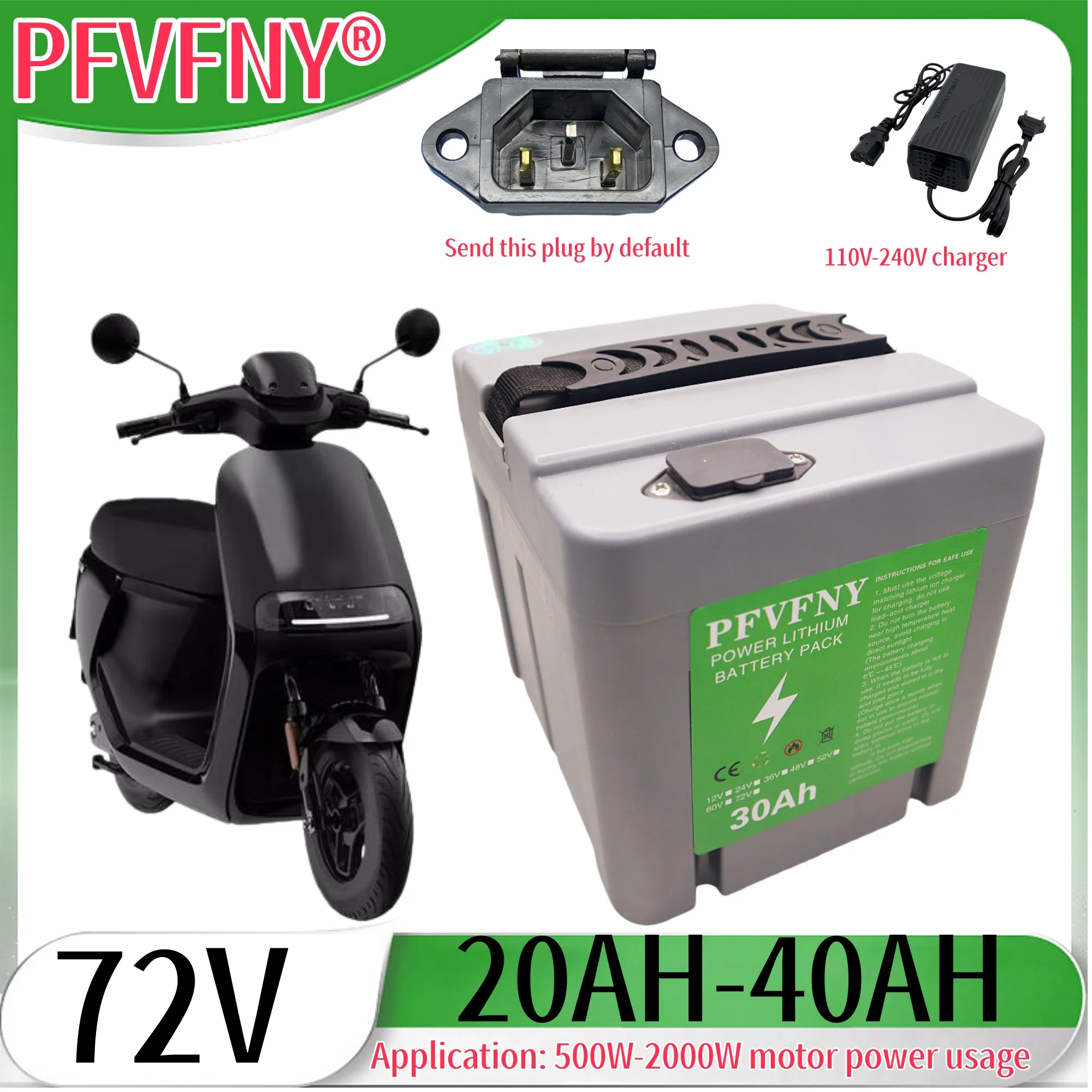72V20‑40AH18650Battery