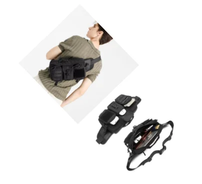 OZUKO Pouch for man Waterproof Shoulder Bags Men Fashion Short Trip Messenger Bag USB Charging Crossbody Bag Teenage