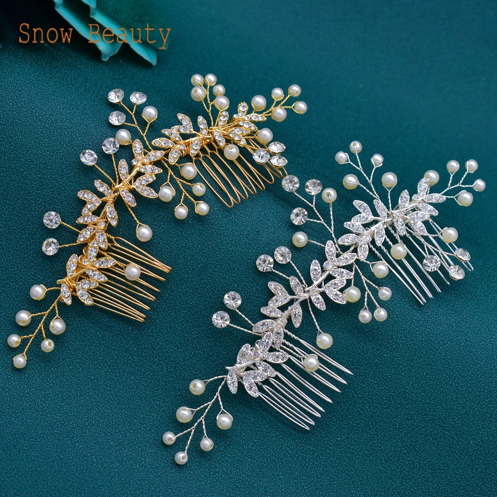 

A429 Luxury Crystal Women Comb Wedding Hair Accessories Bridal Jewelry Party Rhinestone Headband for Women Tiara Girls Comb