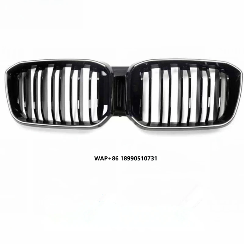 

Car Styling Middle Grille for X3M X4M F97 F98 2020-2024 LED Plastic Front Bumper Grill Auto Center Grille Vertical bar