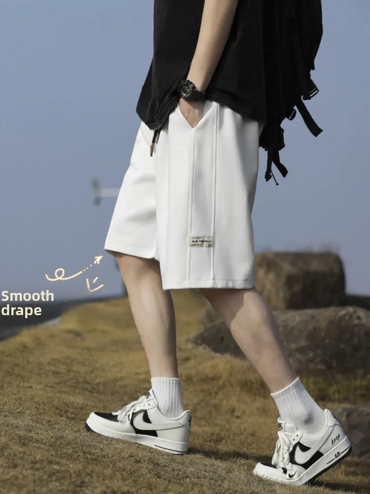 

American Sle Baskeall Sport orts Men's Summer Thin Faion Qui Dry Casual Loose Comfortable Outdoor Wear Five-Quarter...