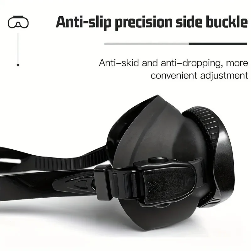 Professional Freediving M Lens Goggles, Low Capacity Free Diving Mask, Tempered Glass, With Go-Pro Camera Mount, 수영,buceo,스노클링