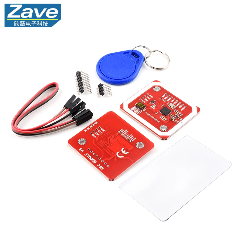 1Set PN532 NFC RFID Wireless Module V3 User Kits Reader Writer Mode IC S50 Card PCB Attenna I2C IIC SPI HSU For Arduino