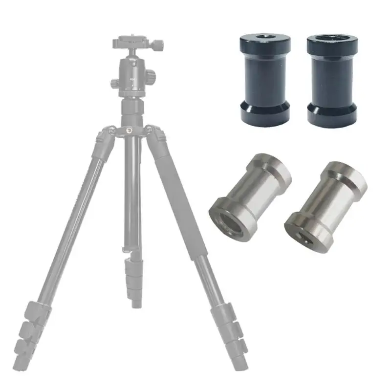 652F Threaded Tripod Adapter Screw 6061 Aluminum Alloy Enhancing Compatibility Between 1/4 & 3/8Inch Photo Studio Accessories