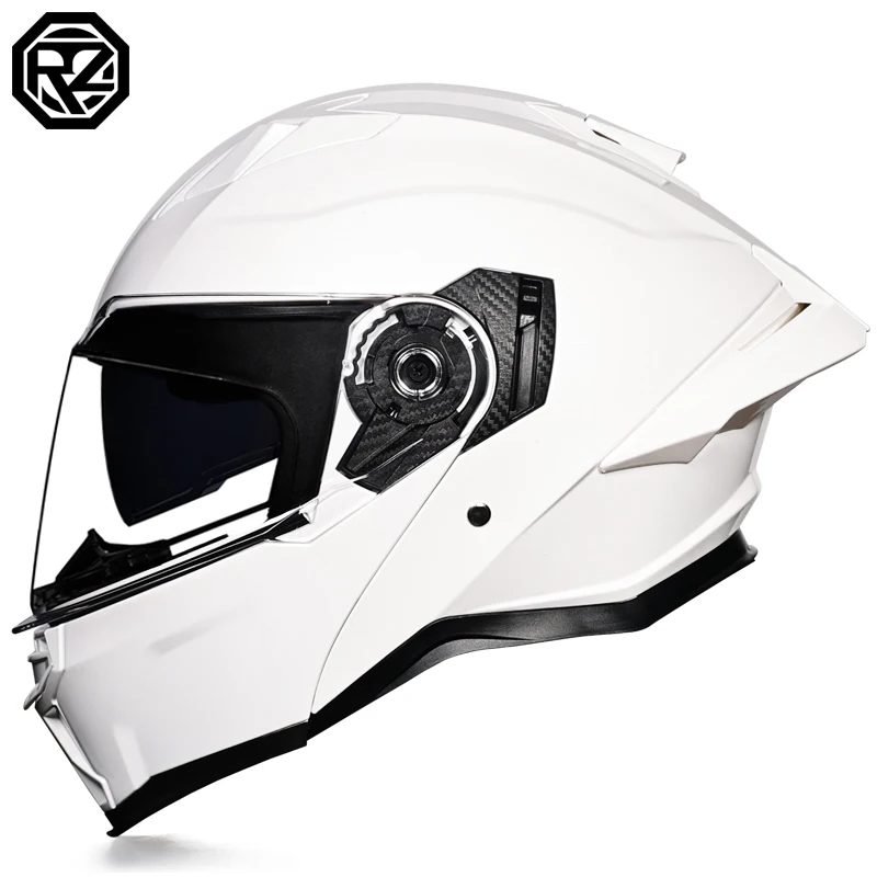 ORZ-997 Modular Flip Up Motorcycle Helmet Dual Visor DOT Approved Full Face Motorbike Helmet Casco Moto for Men Women