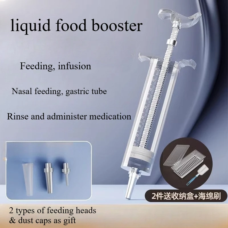 

Nasal Feeding Liquid Food Syringe Elderly Liquid Feeding Booster Elderly Care Tools Reusable Birds Small Pet Feeding Syringe