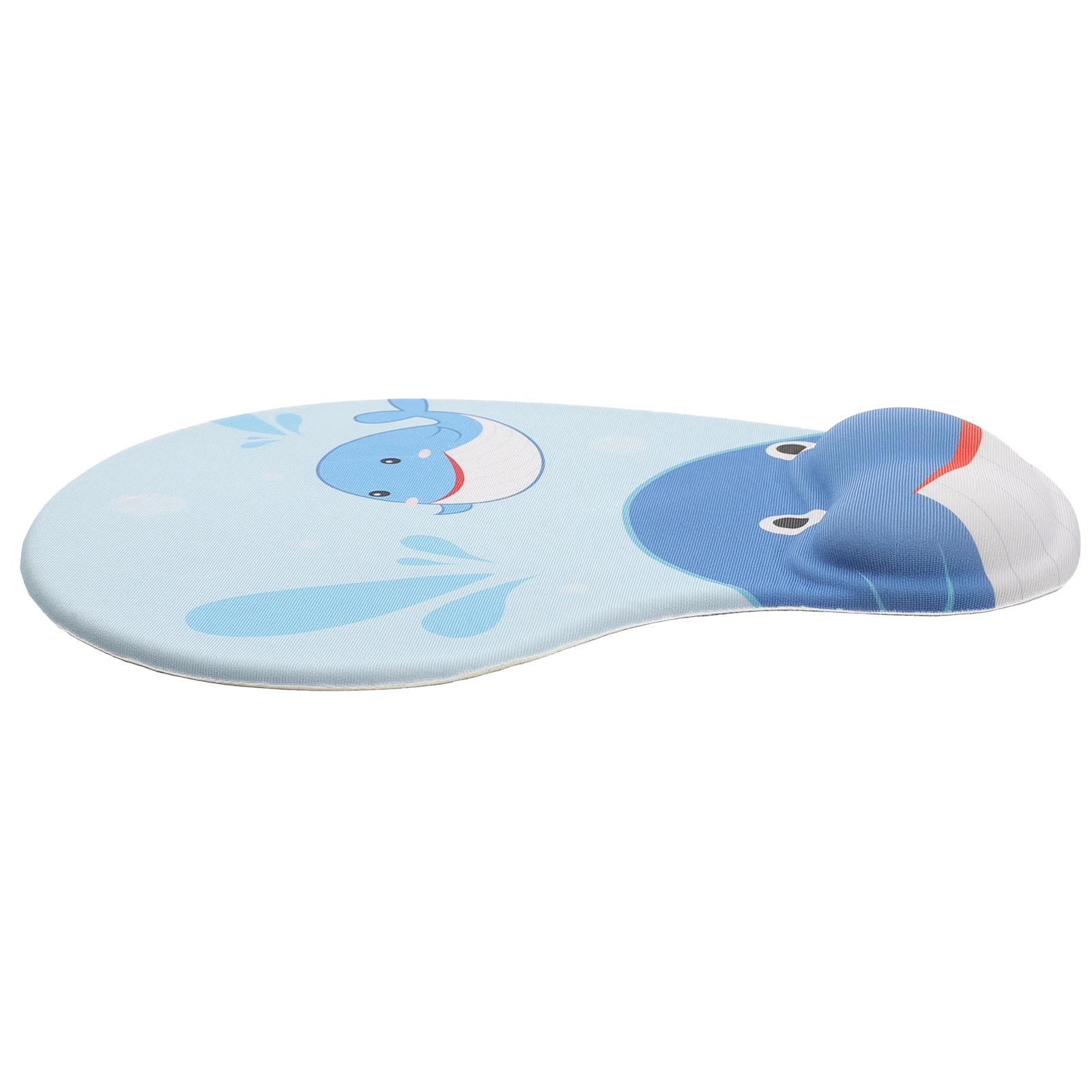 

Shark Mouse Pad Lightweight Non Skid Ergonomic Wrist Support Gaming Computer Desk Mat Silicone Travel Office Use