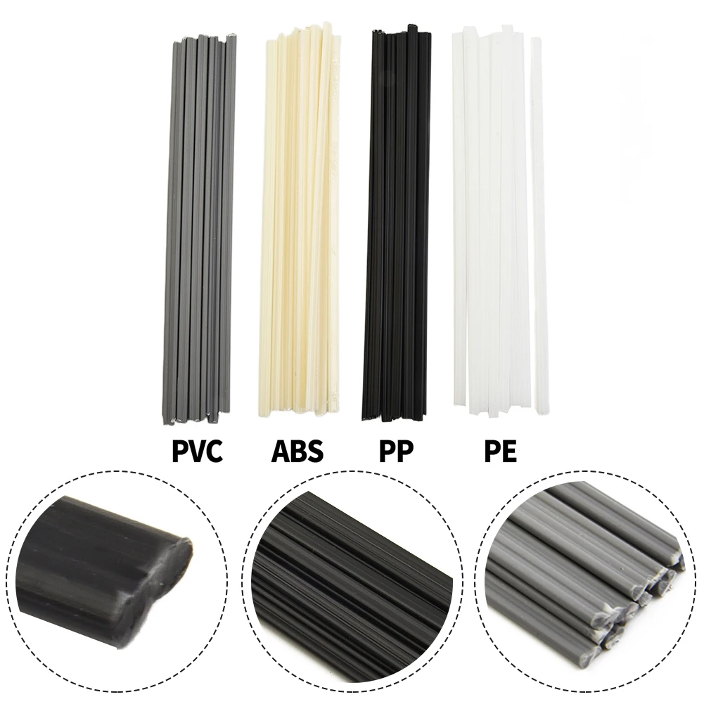 

50PCS Plastic Welding Rods ABS/PP/PVC/PE Welding Sticks For Plastic Welder Solderin Welding Supplies Industry New