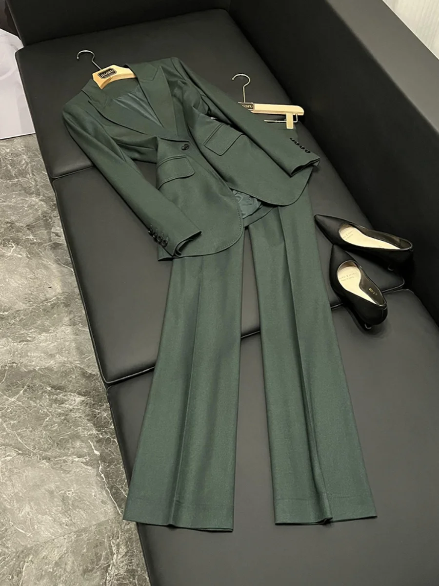 

Комплект брюк с эффектом похудения и брюками с одной пуговицей, готовый к работе B20439Z Ele Career, женский наряд, работает orm