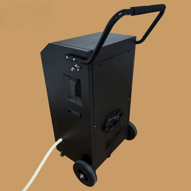 90L continuous drainage dehumidifier, electric power supply in warehouse basement
