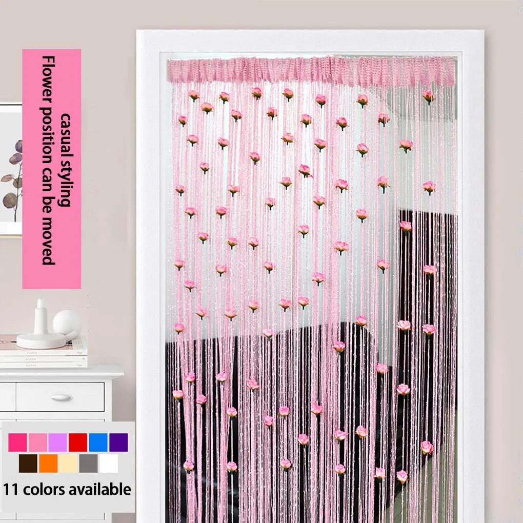 100cm X 200cm Decorative Door String Curtain Window Room Blind Divider Door Divider for Wedding Coffee House Restaurant Parts