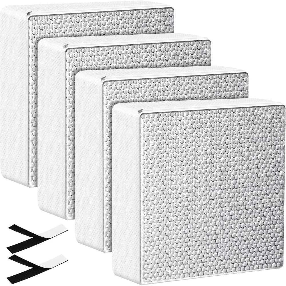 

4 Pack Skylight Insulator Cover Waterproof Reflective Energy Saving 14x14x3