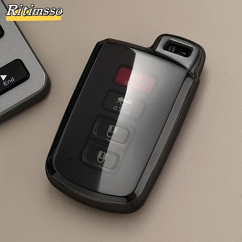 New TPU Car Remote Key Case Cover Shell for Toyota Corolla Camry RAV4 Highlander Auris CHR Avalon Land Cruiser Protected Fob Bag