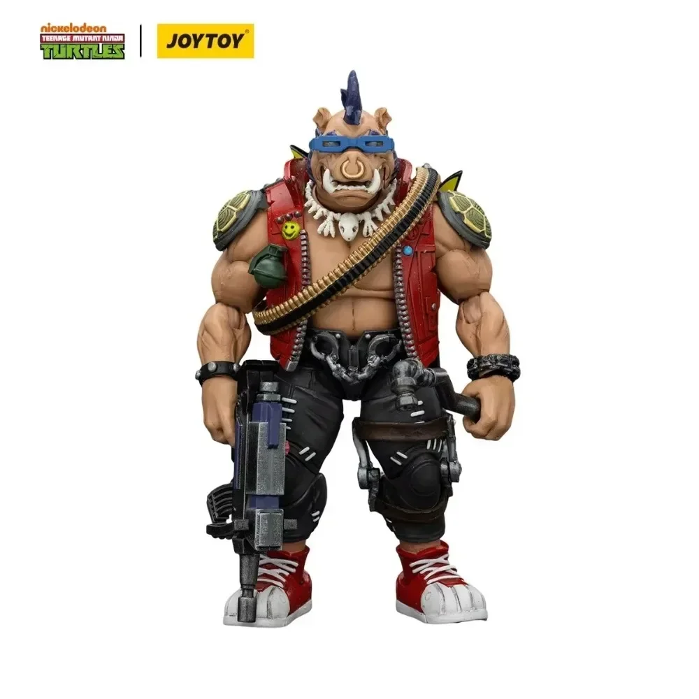 

JOYTOY 1/18 Фигурка TMNT Черепашки Ниндзя Beebop Rocksteady Joint Подвижная аниме-фигурка Модель в подарок